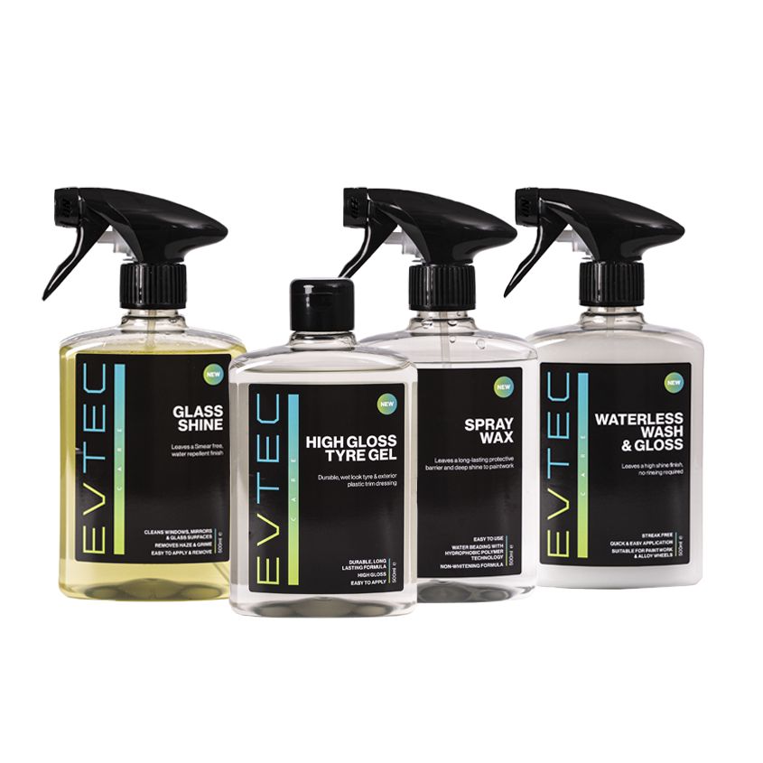Show Kit - Waterless Wash, Glass Clean, Spray Wax, Tyre Dressing
